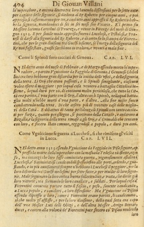 Storia di Giovanni Villani