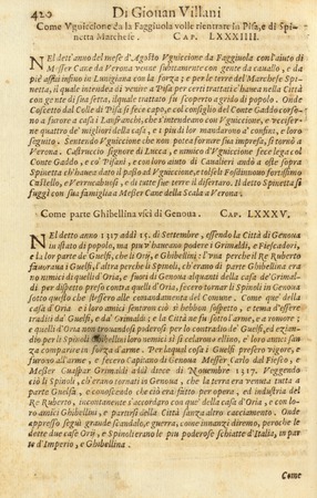Storia di Giovanni Villani