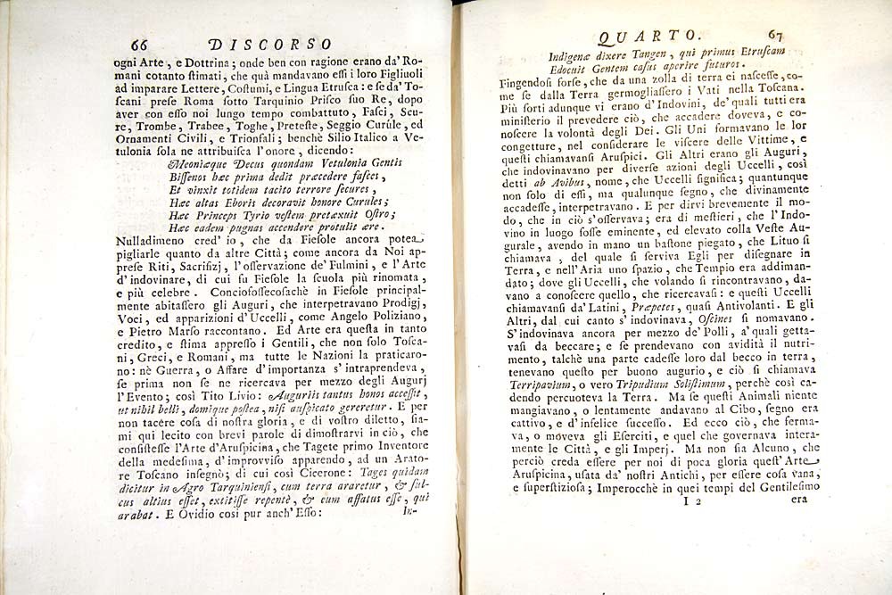 Orazionii o discorsi istorici sopra l’ antica citta di Fiesole