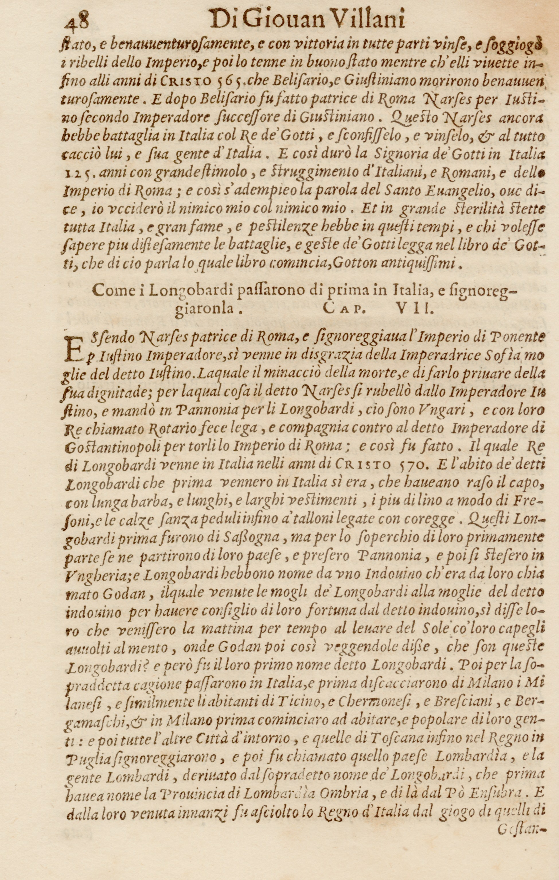 Storia di Giovanni Villani