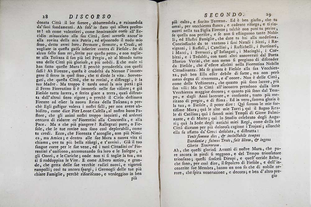 Orazionii o discorsi istorici sopra l’ antica citta di Fiesole